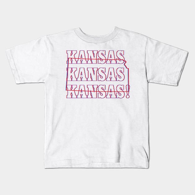 Kansas, Kansas, Kansas! Kids T-Shirt by Ignition